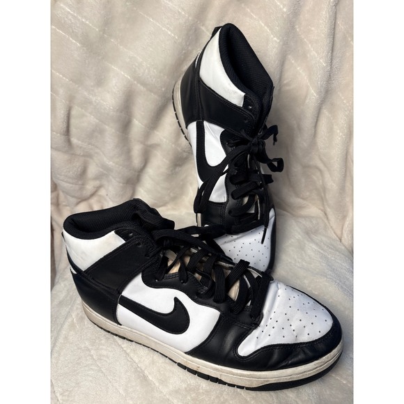Nike Other - Nike Dunk High Retro Black White Panda Sneakers Shoes DD1399-105 US 10